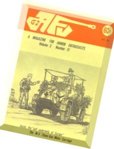 AFV-G2 – A Magazine For Armor Enthusiasts Vol.3 N 11 1972