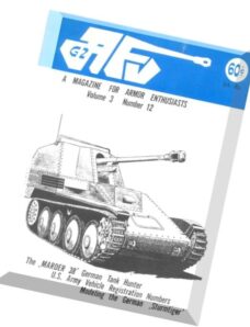 AFV-G2 — A Magazine For Armor Enthusiasts Vol.3 N 12 1972