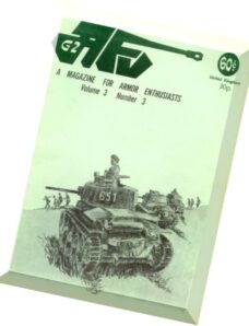 AFV-G2 — A Magazine For Armor Enthusiasts Vol.3 N 3, 1971-11