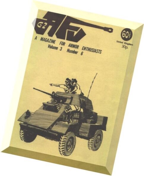 AFV-G2 – A Magazine For Armor Enthusiasts Vol.3 N 6 1972