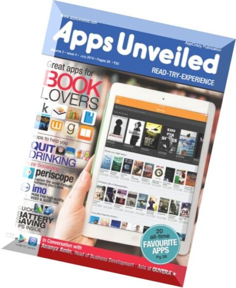 Apps Unveiled — July 2015