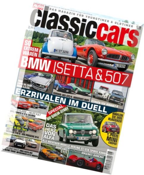 Auto Zeitung Classic Cars – N 08, 2015