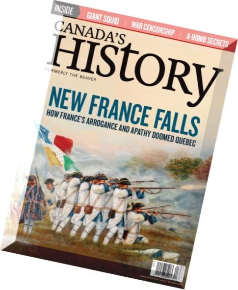 Canada’s History — August-September 2015