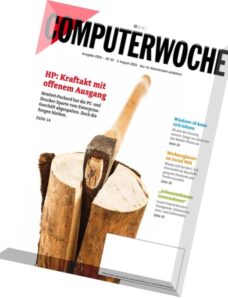 Computerwoche Magazin — N 32-33, 03 August 2015