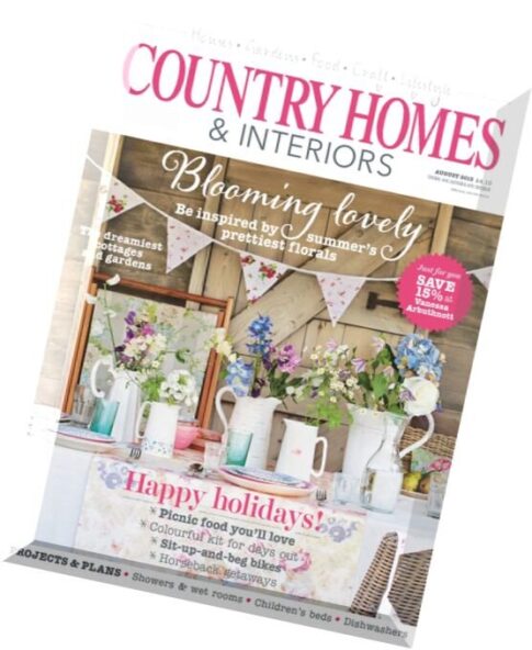 Country Homes & Interiors — August 2015