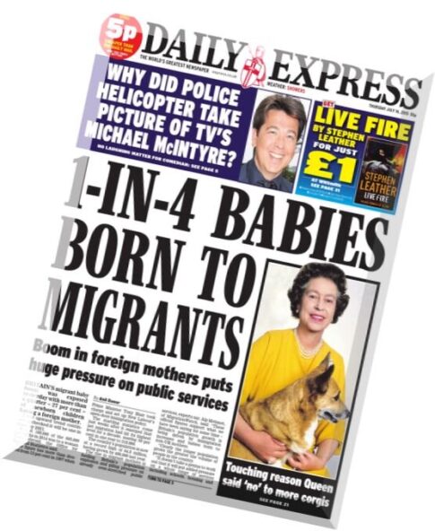 Daily Express – 16 July 2015
