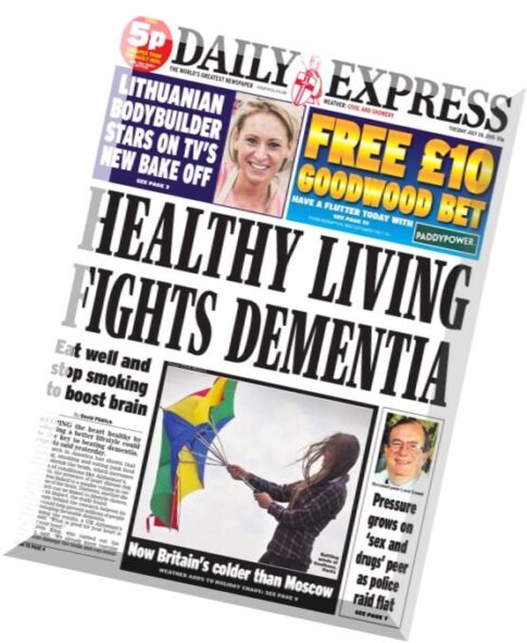 Daily Express – 28 July 2015