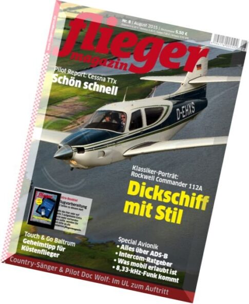 Fliegermagazin – August 2015