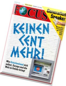 Focus Magazin – 29-2015 (11.07.2015)