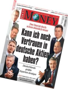 Focus Money – Nr.31, 22 Juli 2015