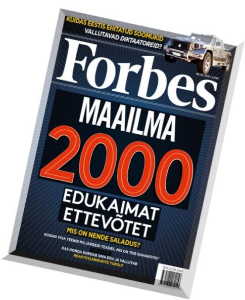 Forbes Estonia – Mai 2015