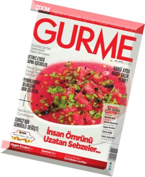 Gurme Magazine – Temmuz 2015