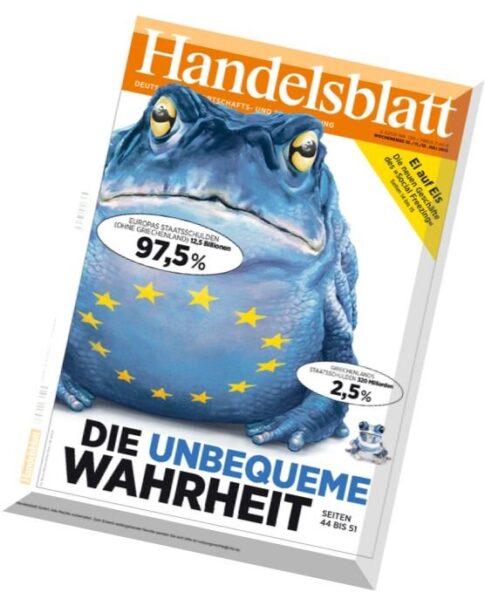 Handelsblatt – 10,11,12 Juli 2015