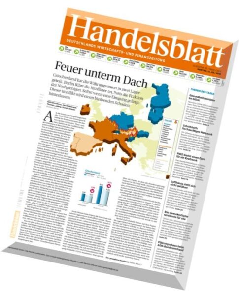 Handelsblatt — 13 Juli 2015