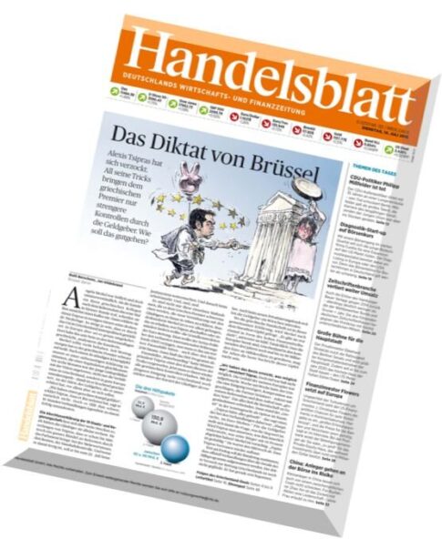 Handelsblatt – 14 Juli 2015
