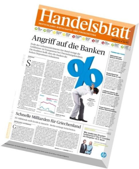 Handelsblatt – 16 Juli 2015