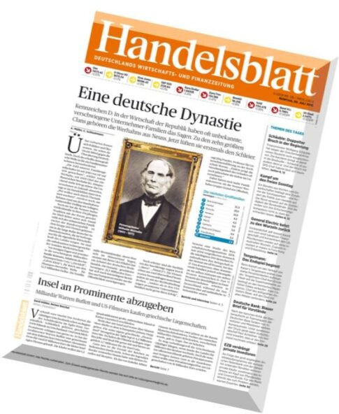 Handelsblatt — 20 Juli 2015