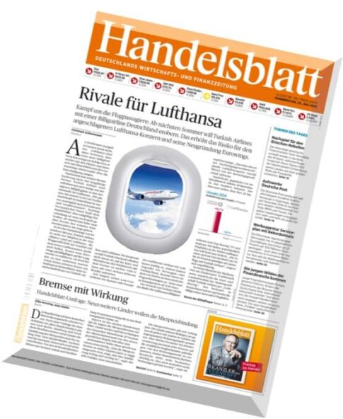 Handelsblatt — 23 Juli 2015