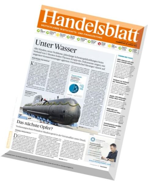 Handelsblatt – 6 August 2015