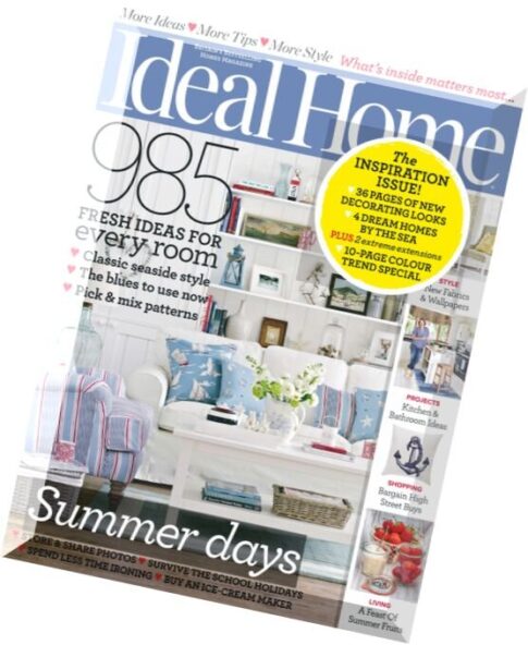 Ideal Home — August 2015