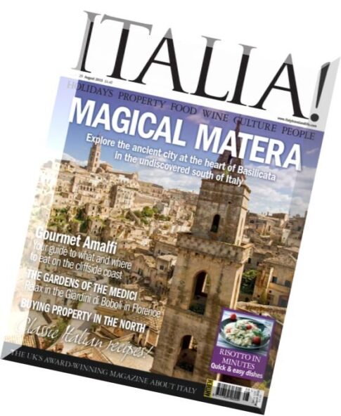 Italia! Magazine – August 2015