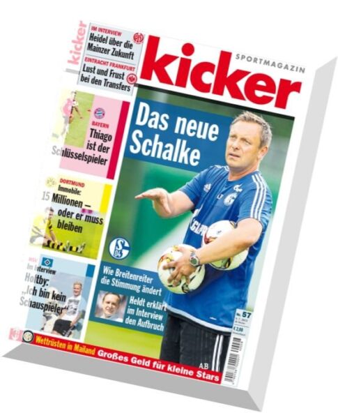 Kicker Sportmagazin – Nr.57, 9 Juli 2015