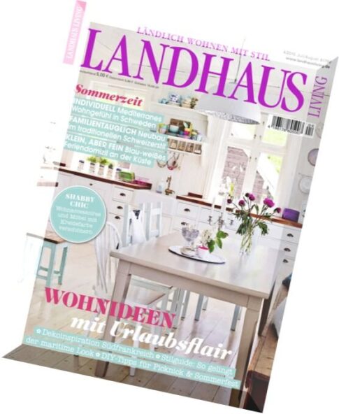 Landhaus Living — Juli-August 2015