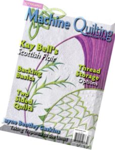 Machine Quilting Unlimited – March-April 2014
