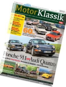 Motor Klassik — August 2015
