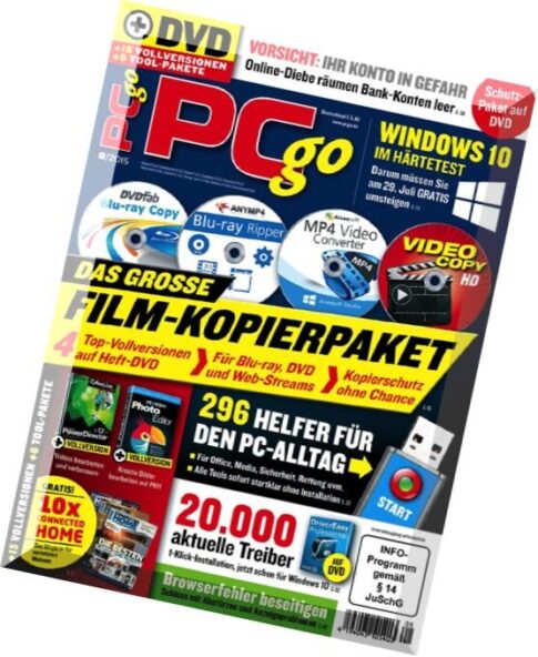 PC Go Magazin — August 2015