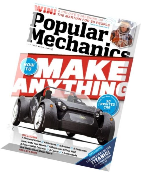 Popular Mechanics USA — September 2015