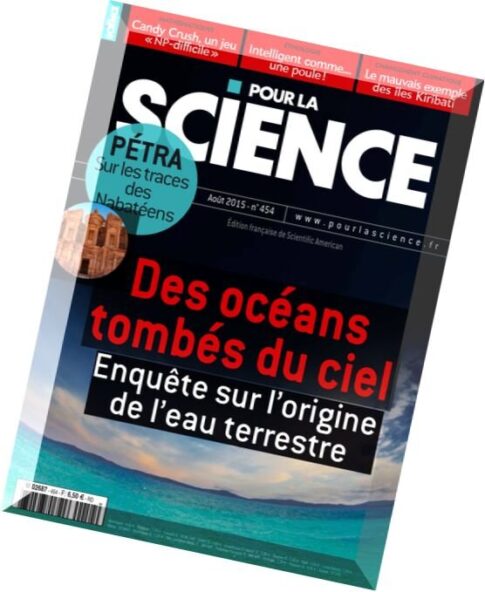 Pour la Science – Aout 2015