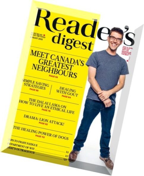 Reader’s Digest Canada – August 2015