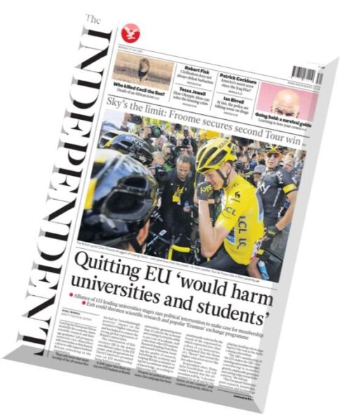 The Independent – 27 July 2015