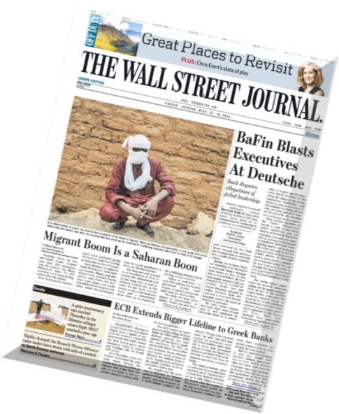The Wall Street Journal – Europe 17-19 July 2015