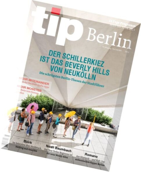 tip Berlin — 30 Juli — 12 August 2015