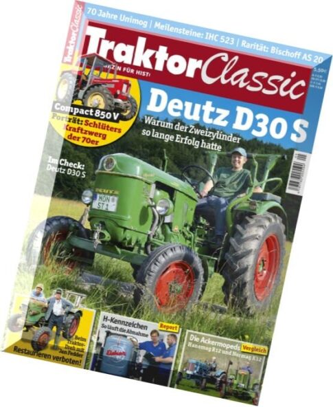 Traktor Classic — August-September 2015