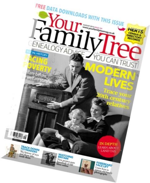 Your Family Tree – August 2015
