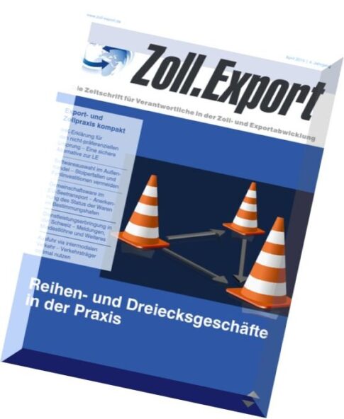 Zoll.Export – April 2015