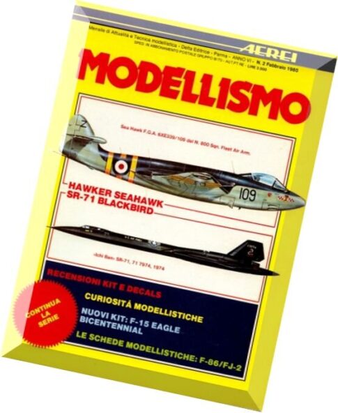Aerei Modellismo — 1985-02