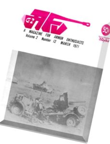 AFV-G2 — A Magazine For Armor Enthusiasts 1971-03