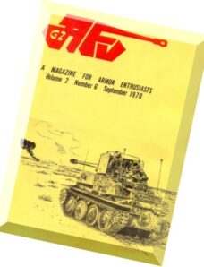 AFV-G2 – A Magazine For Armor Enthusiasts Vol.2 N 6 1970-09
