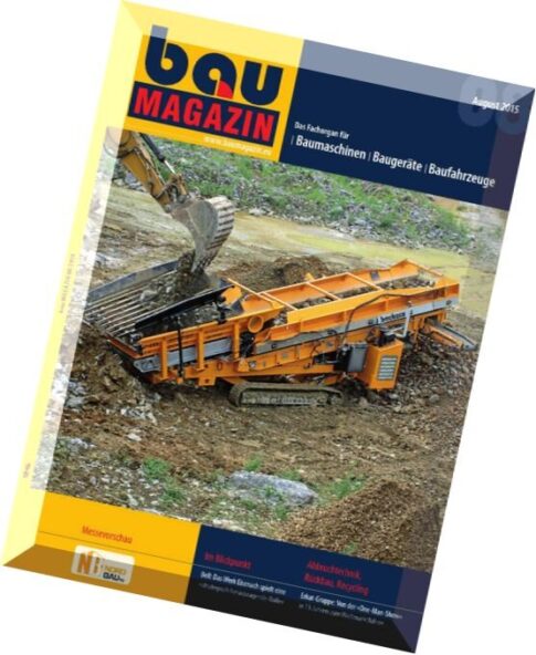 Bau Magazin – August 2015