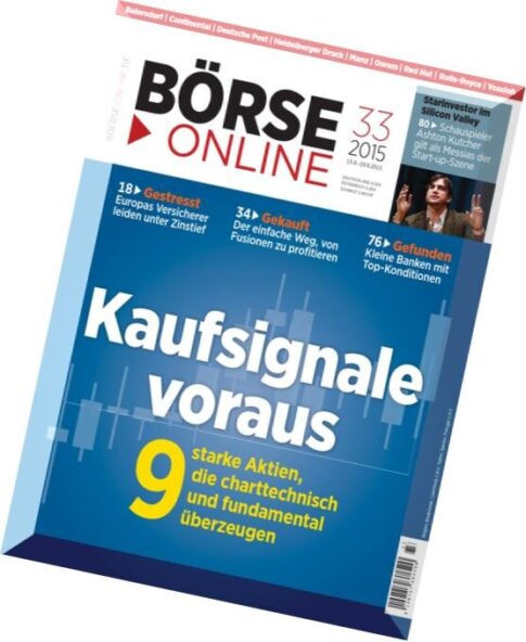 Borse Online Magazin N 33, 13 August 2015