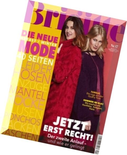 Brigitte Frauenmagazin – N 17, 05 August 2015