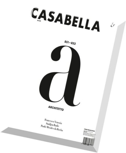 Casabella – Luglio-Agosto 2015