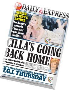 Daily Express – 13 August 2015