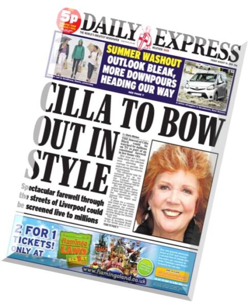 Daily Express – 14 August 2015
