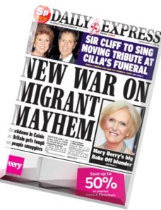 Daily Express – 20 August 2015