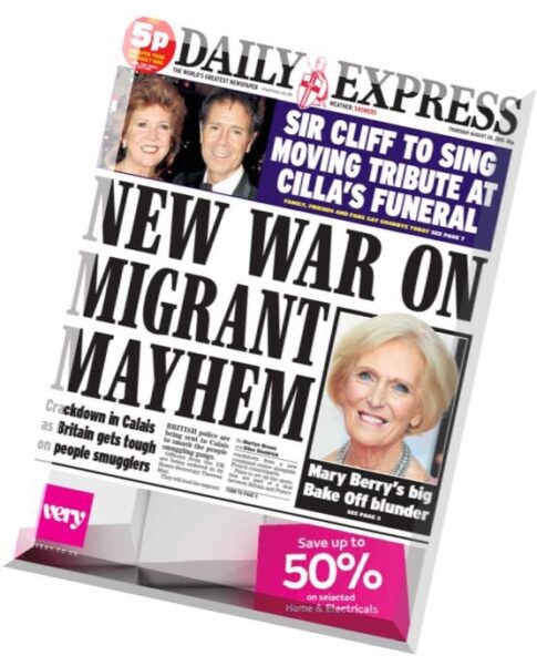 Daily Express — 20 August 2015